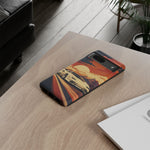 Retro Sunset Countach phone case | Sports car tough cover