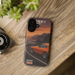 Datsun 240Z Classic JDM Sports Car Sunset Art Tough Phone Case