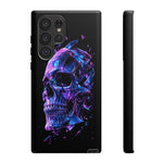 Holographic Skull Phone Case, Shattered Glass Iridescent Cover