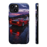 F40 Legendary Supercar Prancing Red Speed Art Tough Phone Case