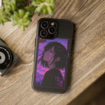 Melancholy Anime Girl Phone Case Vaporwave Tough Case