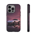 Soft White C3 Corvette Mauve Sky Phone Case