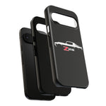 1970 Camaro Z28 White Silhouette Tough Phone Case Cover Gift