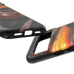 Supra MK4 Orange Touge Night JDM Speed Art Tough Phone Case