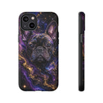 French Bulldog Galaxy Marble Art Tough Phone Case