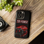 Tri-Power Classic Muscle Car GTO phone case | Retro Automotive Graphic