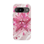Pink Glitter Star Tough Case | Sparkle Phone Case