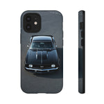 1969 Camaro SS Black Overhead Tough Phone Case Cover Gift Art