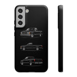 Black Silverado Classic Pickup Tough Phone Case for Chevy Truck Fans