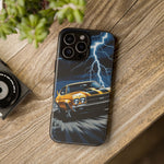 Yellow Chevelle SS Lightning Tough Phone Case Cover Gift Art