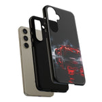 Z06 C8 Phone Case, Red Smoke Studio Reflection Cover