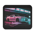 R34 JDM Sports Car Mouse Pad Neon Night Street Racing Desk Mat Drift Style Gaming Gift