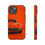 Orange 1969 C3 Phone Case, Stingray Classic Sports Car Cover, Gift