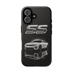 White SS Camaro reflection phone case | Car muscle car phone case