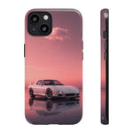White FD RX-7 Blush Pink Sky Tough Case