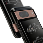 Black Silverado Classic Pickup Tough Phone Case for Chevy Truck Fans