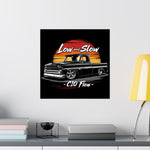 1964 Chevy C10 Poster Low and Slow C10 Flow Classic Truck Wall Art