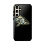 Snook Fishing Phone Case, Saltwater Portrait Black Cover, Gift