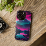 2 Rounds Canada Retina Artwork Vaporwave Phone Case – Landscape Aesthetic