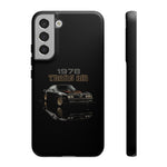 1978 Trans Am Phone Case Featuring Black Firebird Muscle Car Artwork