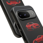 Red 370Z Sports Coupe Tough Phone Case for JDM Enthusiasts