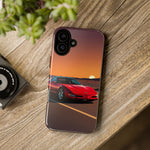 Red C4 ZR-1 King of the Hill Art Tough Phone Case