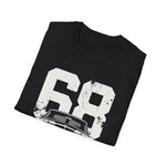 1968 GT500 Distressed 68 Classic Performance Classic Car T-Shirt Vintage Fan Gift