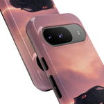C8 Corvette Silhouette Pastel Horizon Case