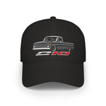 1966 C10 Low Profile Hat Classic Truck Dad Cap Black Lowered