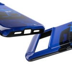Blue Mustang Art Phone Case, GT500 American Muscle Car Tough Cover for Men