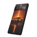 Z06 C8 Phone Case, Orange Racing Livery Studio Cover
