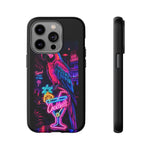 Neon Parrot Cocktails phone case | Tough Cases