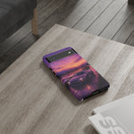 Sunset Skyline R34 Car Phone Case | Tough Phone Case