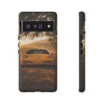 C5 Z06 Corvette Phone Case, Yellow Golden Hour Trail Cover