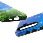 Bubbles Over Grass phone case | Tough Cover