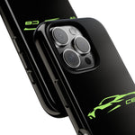 Lime Green C8 Corvette Phone Case for Chevy Fans, Tough Protective Cover