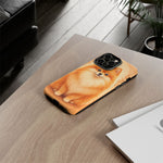 Pomeranian Tiny Fox Fluffy Art Tough Phone Case
