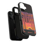 Silverado sunset truck Phone Case | Retro pickup silhouette