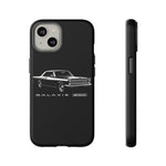 Vintage Galaxie 500 Phone Case | Classic Car Illustration, Black