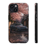Cherry Blossom Street Scene R34 Skyline GTR Tough Case | Car Photo Cover