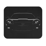 Corvette C6 Front View Mouse Pad | Sports Car Silhouette Desk Mat