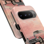 1957 Chevy Bel Air Blush Cream Tough Phone Case for Classic Car Fans