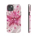 Pink Glitter Star Tough Case | Sparkle Phone Case