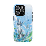 Copy of Silver Butterflies Tough Case | Blue Sky Water Droplets Phone Cover