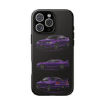 Purple R33 Skyline GTR JDM Sports Car Phone Case Tough Multi View