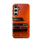 Orange Cuda Phone Case, 71 Classic Muscle Car Tough Cover