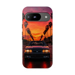 Fox Body Mustang Sunset Tough Phone Case - Palm Boulevard Poster
