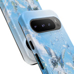 Copy of Silver Butterflies Tough Case | Blue Sky Water Droplets Phone Cover
