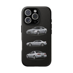 Silver Prelude Sports Coupe Tough Phone Case for JDM Fans