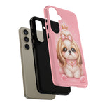 Shih Tzu Princess Kawaii Chibi Puppy Pet Dog Art Tough Phone Case